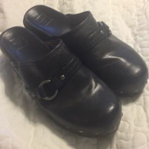 Frye Black clogs size 9 medium